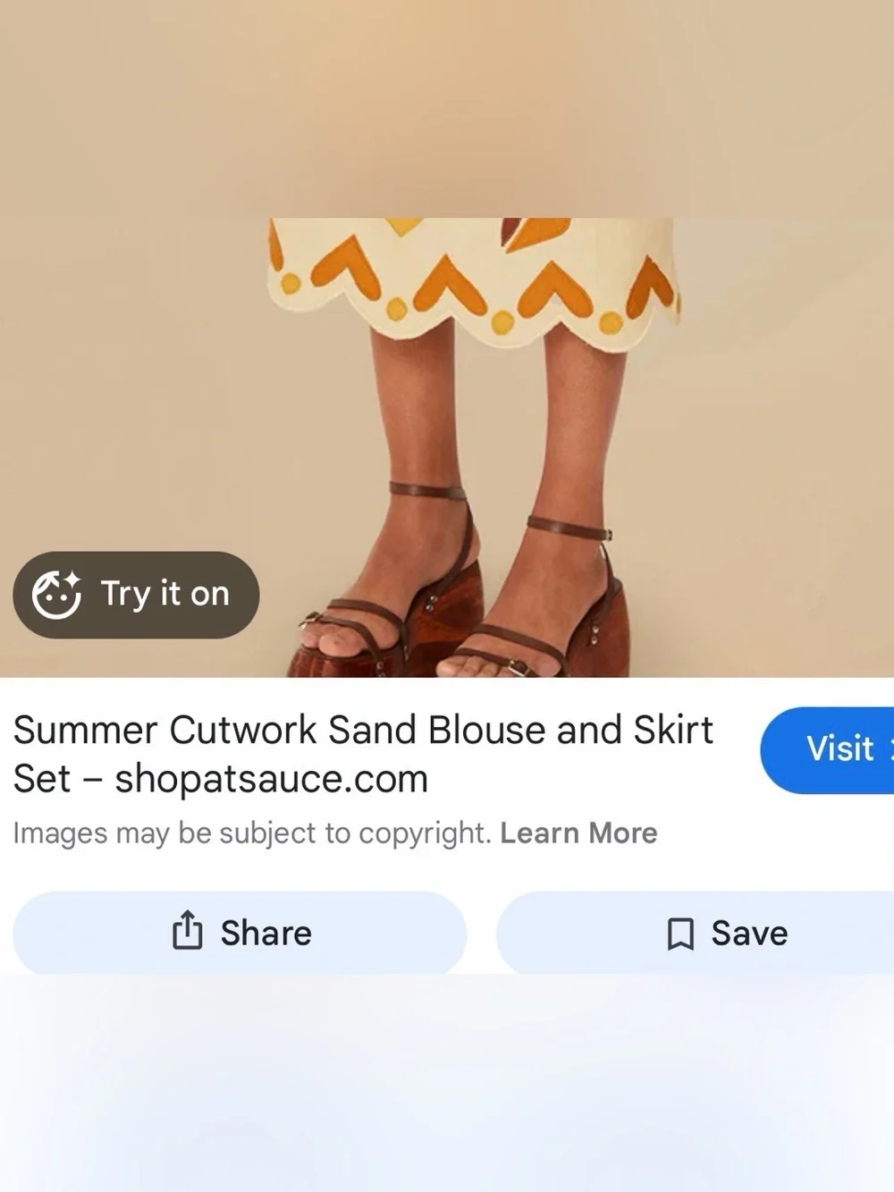 Farm Rio: SUMMER CUTWORK
SAND SKIRT - Picture 13 of 15
